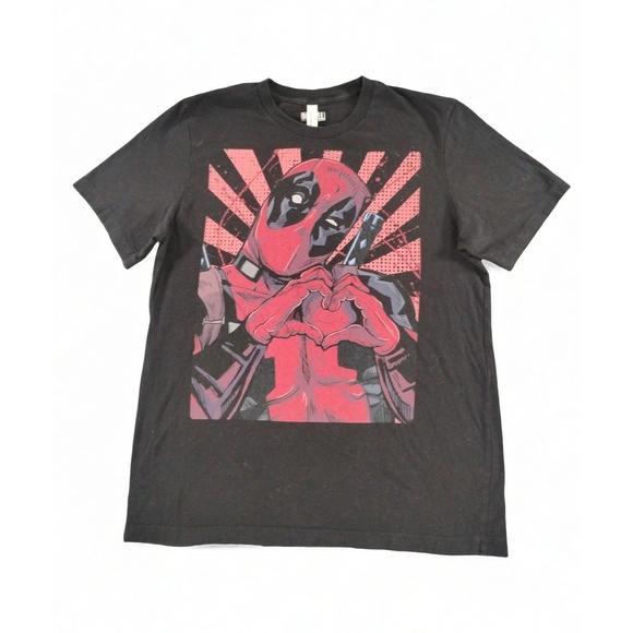 Bella+Canvas Other - Bella+Canvas Marvel Deadpool Graphic T-Shirt Men's Large Cotton Unisex